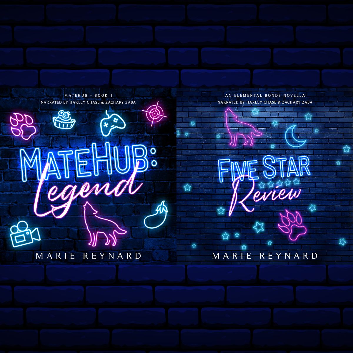 MateHub: Legend & Five Star Review Audiobook Bundle - Alternative Covers